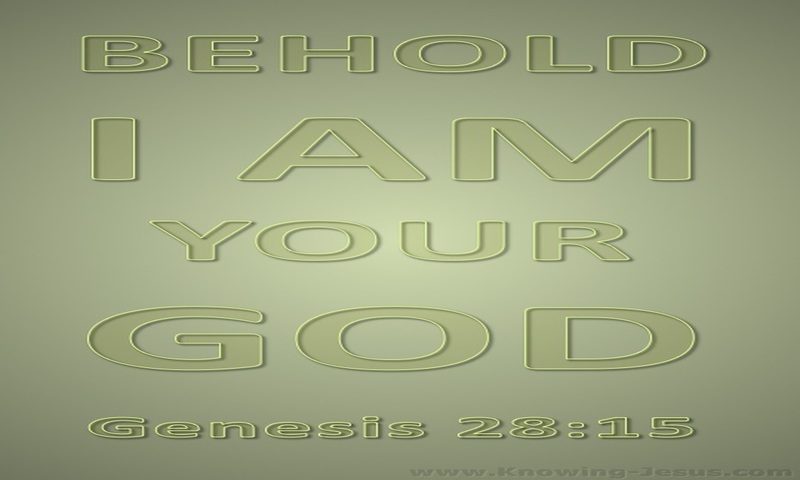 Genesis 28:15 I Am Your God (sage)